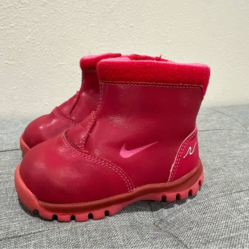 Nike Girls Red Boots